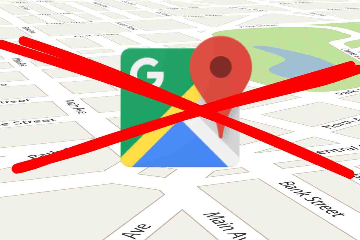 Addio Google Maps