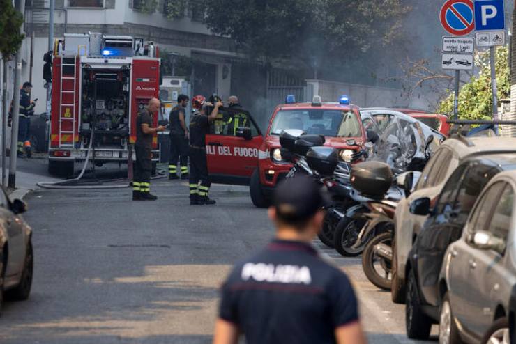 Vigili del Fuoco in azione