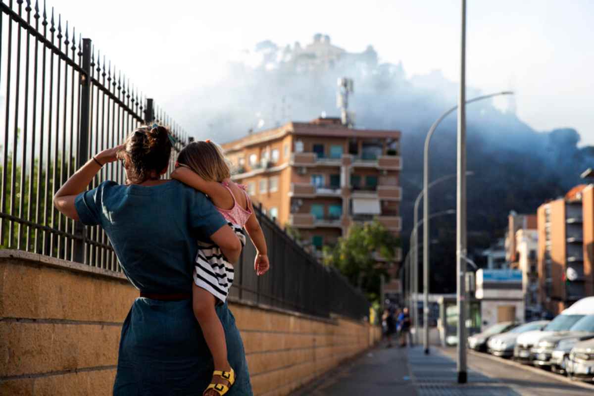 Incendio a Roma: cosa è successo a Monte Mario?