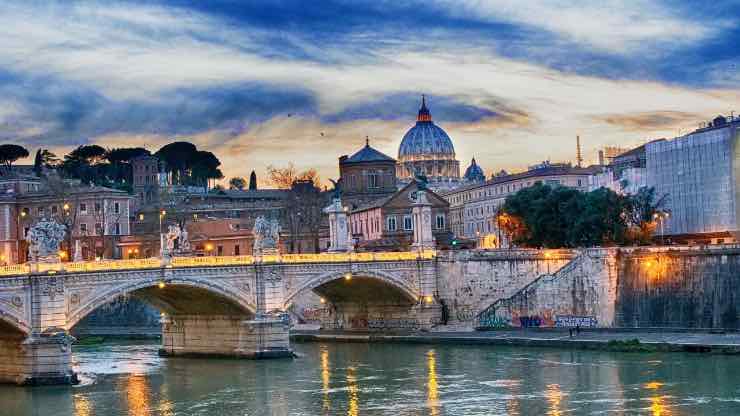 Roma al tramonto