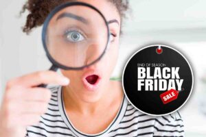 Black Friday lente di ingrandimento