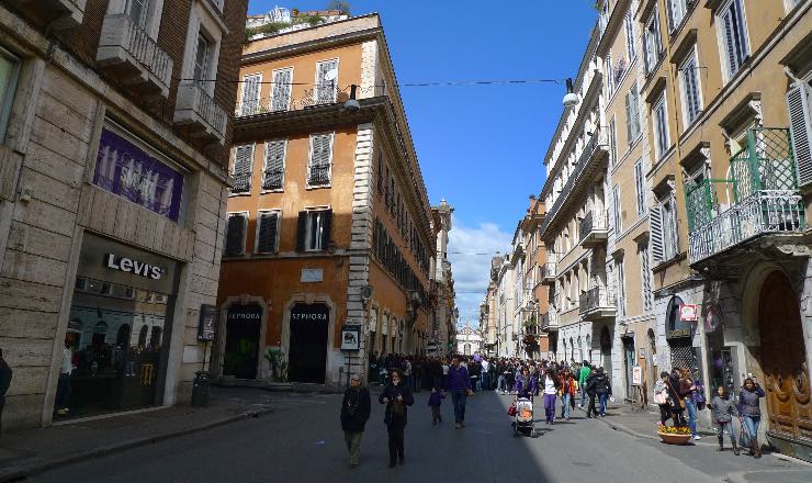 Via del corso Roma