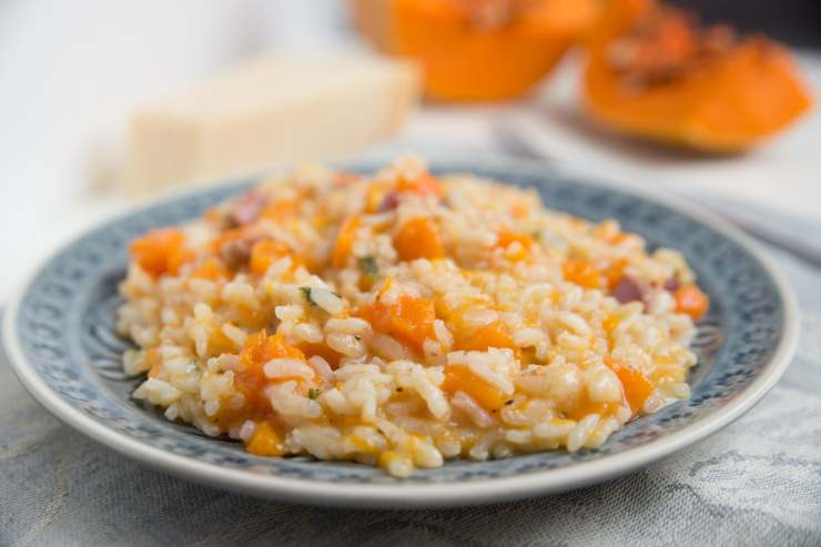 risotto zucca e speck