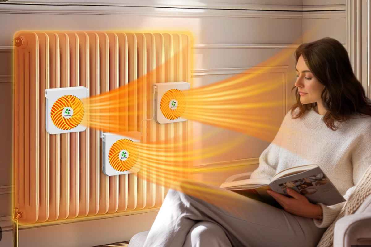 I ventilatori posti sulla superficie del radiatore