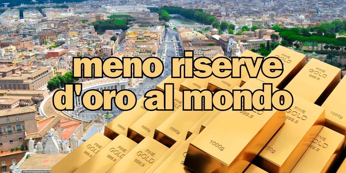 Il Paese con meno riserve d'oro al mondo sarebbe proprio questo