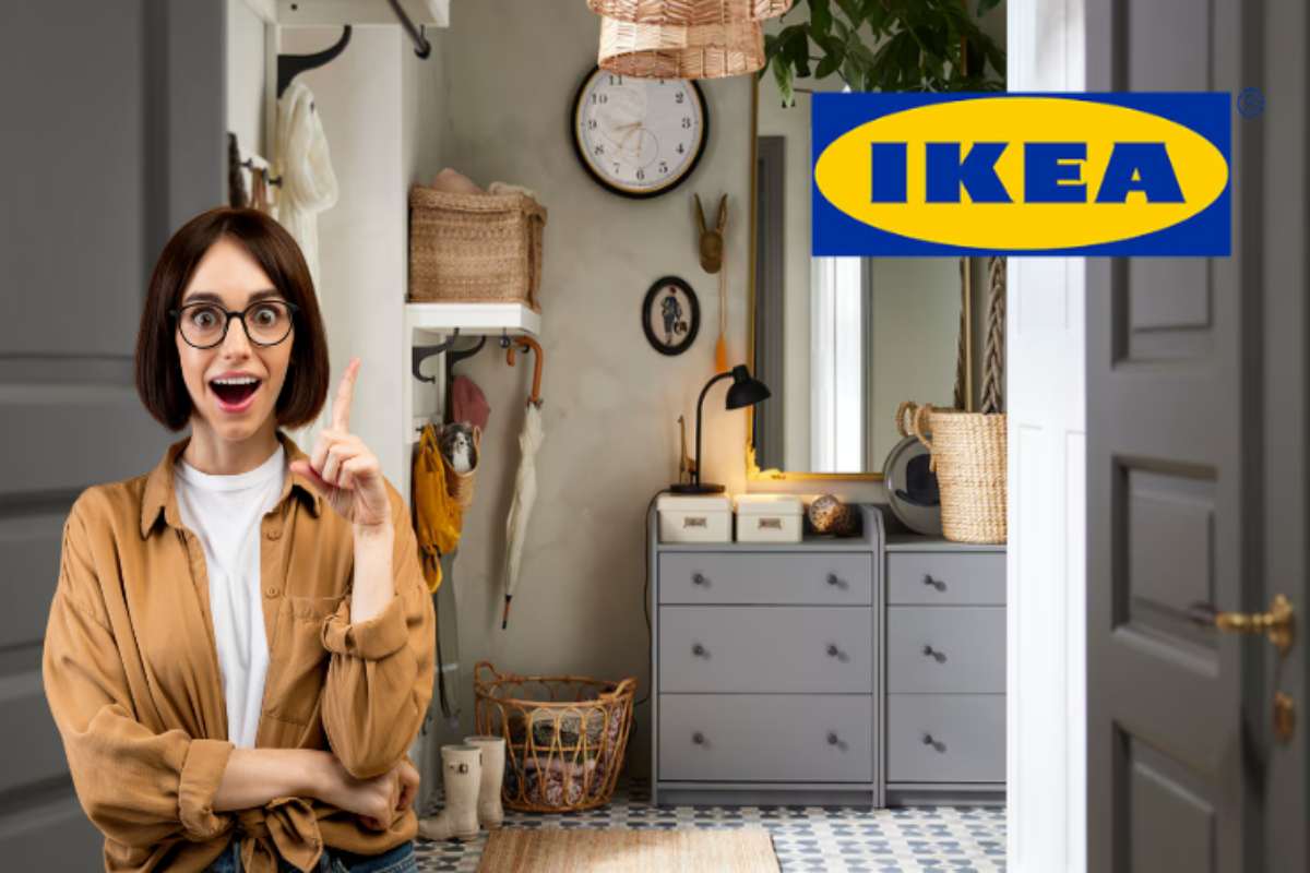 stanza arretata marchio ikea e ragazza idea